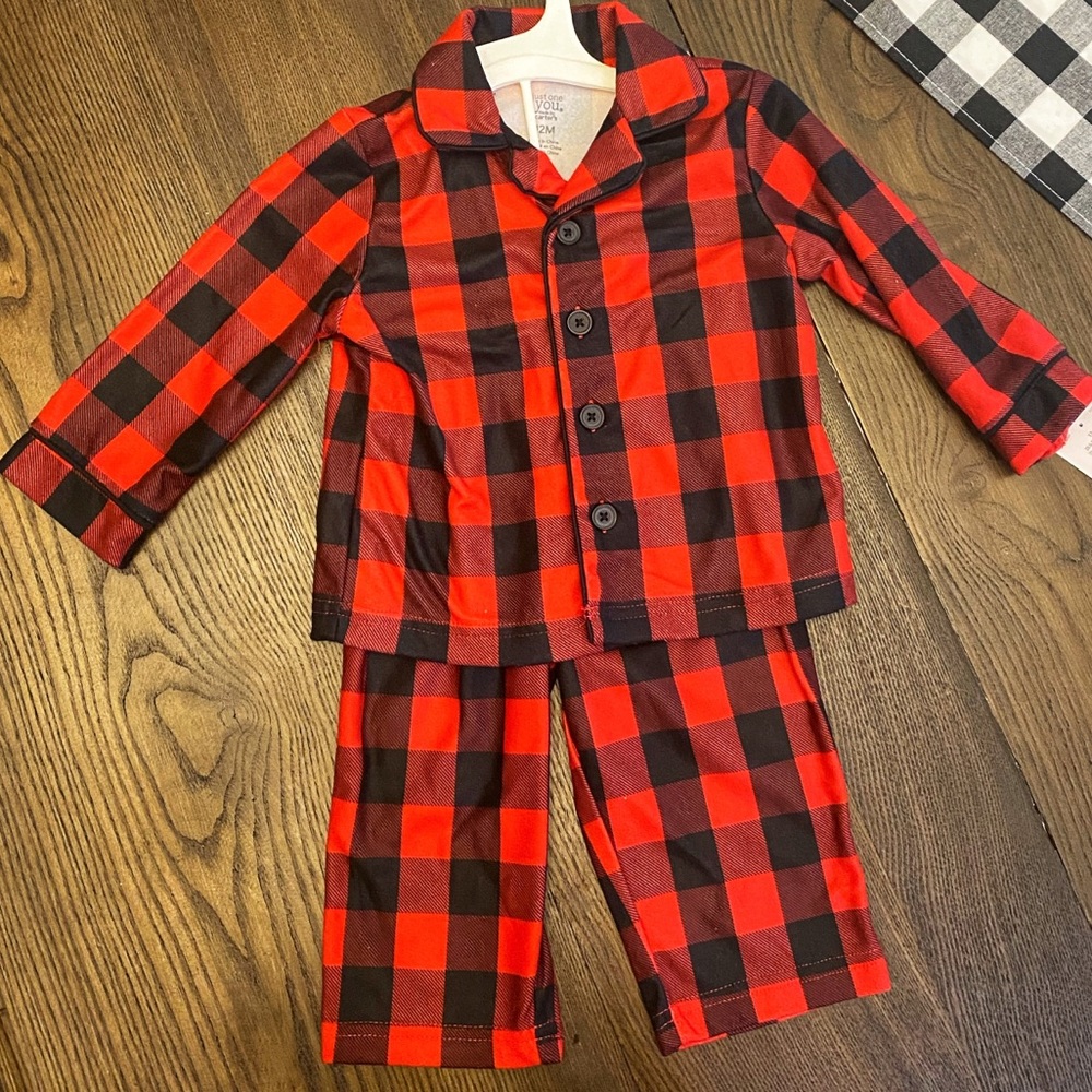 CARTERS checkered PJ!